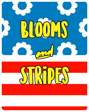 Blooms & Stripes Piggies Or Headwrap