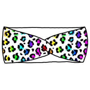 White Neon Leopard