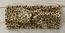 Load image into Gallery viewer, Glitter Cheetah Twist Wrap